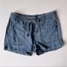 J. Crew Shorts | J. Crew Pinstriped Chambray Shorts Size Xs | Color: Blue/White | Size: Xs