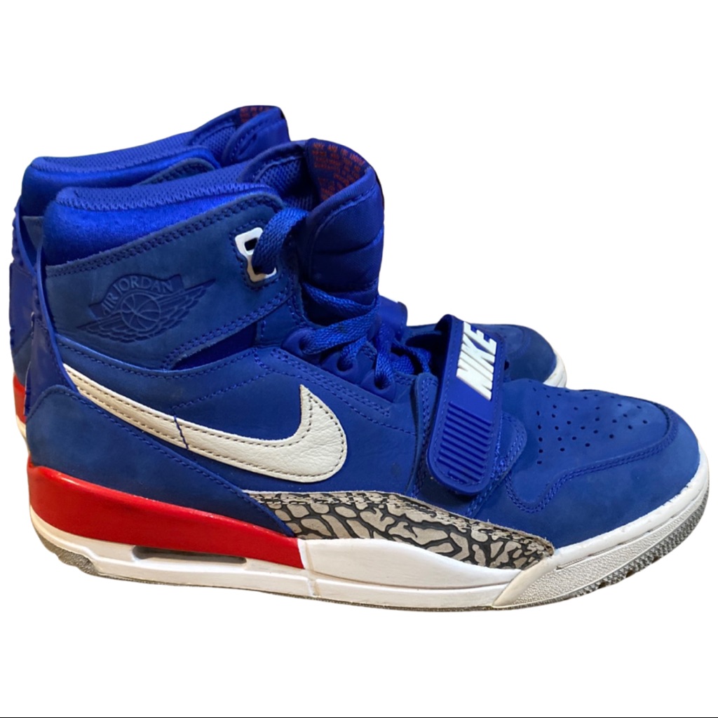 Nike Shoes | 2018 Nike Air Jordan Legacy 312 Detroit Red White Blue Shoes Av3922-416 Mens 8 | Color: Blue/Red | Size: 8