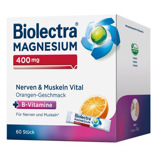 Biolectra Magnesium 400 mg Nerven & Muskeln Vital 60 St Pellets