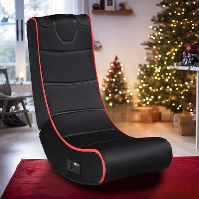 Foldable gaming chair with built-in speakers