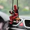 Deadpool Marvel Anime Figure PVC Doll Car Interior Ciondolo Periferico Accessori per la casa