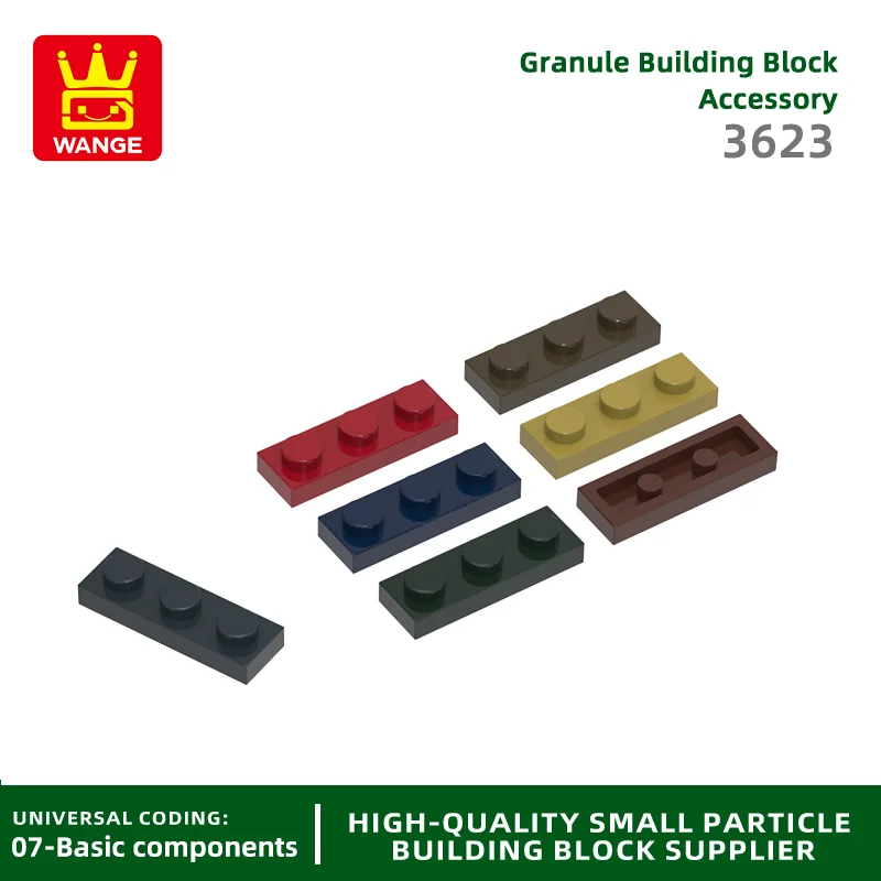 Wange 206 Teile/los 3623 Dünne 1X3 Baustein Moc Klassische Zubehör Kompatibel mit Ziegel Kinder Spielzeug Geschenk Box Image