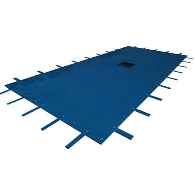 Rechteckige Schwimmbadabdeckung - Wasserdichte Schwimmbadabdeckung - Abnehmbare Schwimmbadabdeckung Image