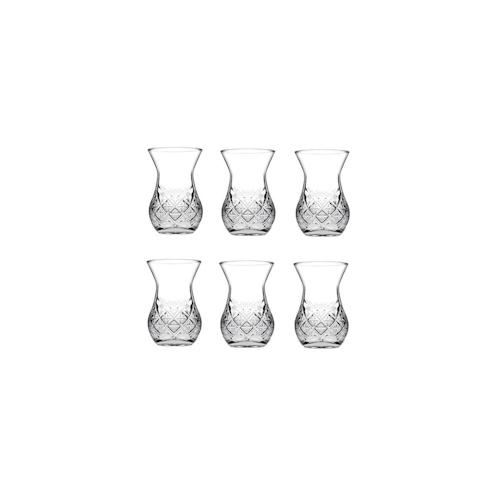 Pasabahce Timeless 6 Teegläser Türkische Teeglas Cay Bardagi 155ml 42881