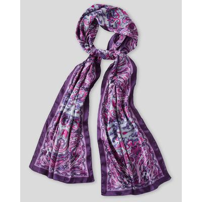 Appleseeds Women's Canterbury Paisley Scarf - Purple