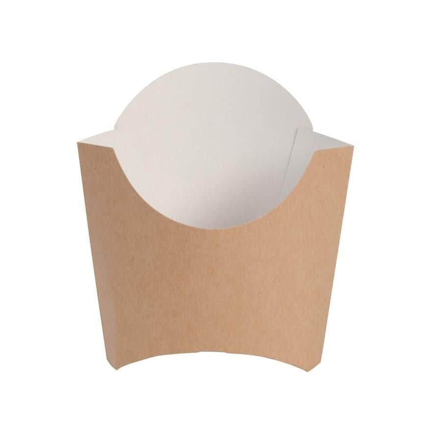 greenbox - Pommes Schütten aus Karton 8,5 x 5 x 9,5 cm, braun, 25 St. Image