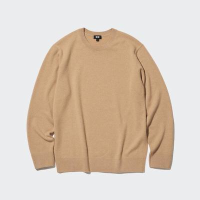 Uniqlo - Cashmere Crew Neck Jumper - Beige - XXS