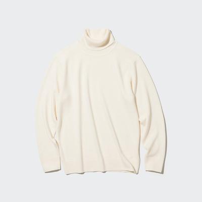 Uniqlo - Cashmere Turtleneck Jumper - Off White - L