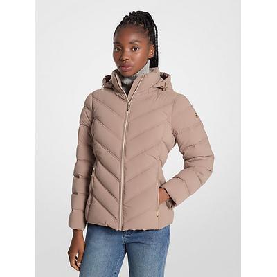 Michael Kors Packable Quilted Puffer Jacket Natural S