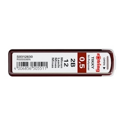 rOtring Polymer Leads, 2B, 0,5 mm Image