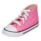 Converse All Star Hi Infant Canvas Trainers Pink Canvas - 8 Infant UK