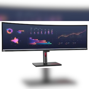 Lenovo 63DBRAT1EU Lenovo ThinkVision P49w-30 (49") DQHD HDMI/DP/USB-C/DOC Image