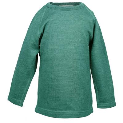 Reiff - Kid's Shirt - Merinopullover Gr 104 grün/türkis