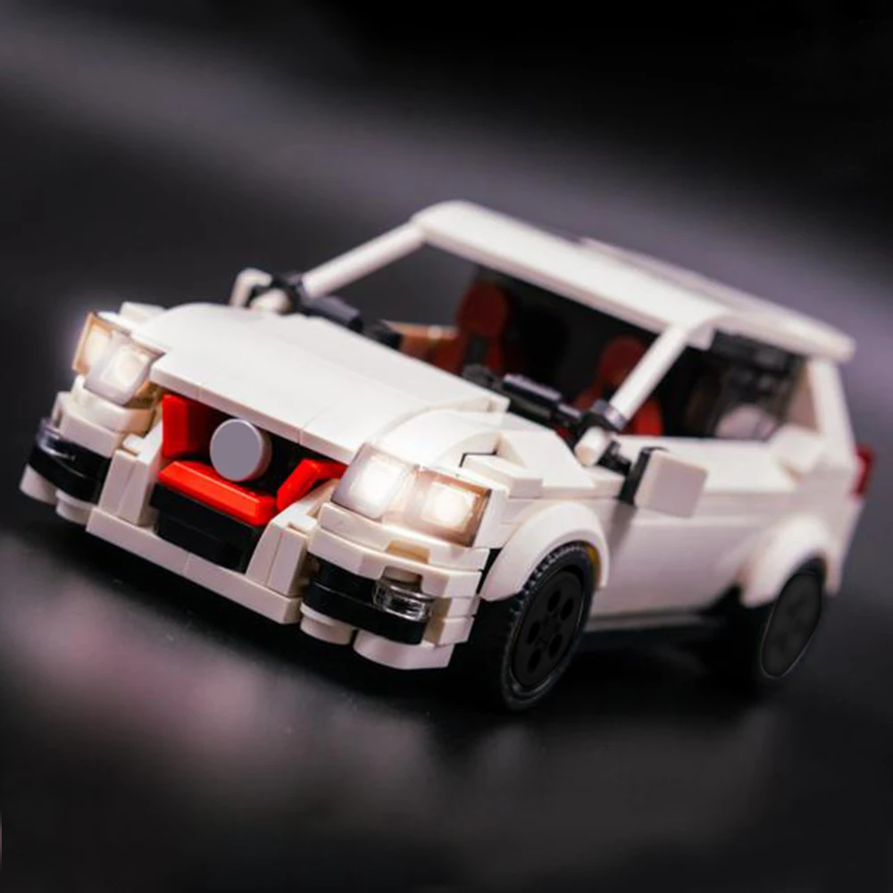 Moc Volkswagen Golf GTI Mk5 blocs de construction véhicule petite voiture familiale Typ 1K lapin bricolage modèle cadeau d