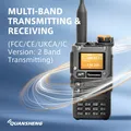Quansheng UV K6 Walkie Talkie Radio portatile UHF VHF Am Fm Radio bidirezionale 128 canali gratuiti TPYE-C cavo Ham Wireless a lungo raggio