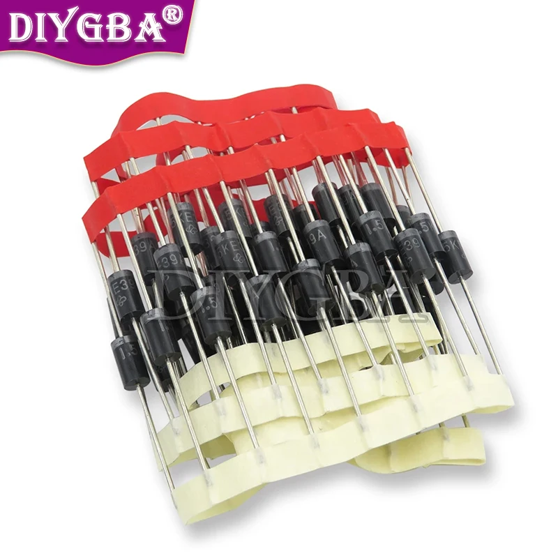 20 Stück TV-Diode 1,5 ke 6,8 a 1, 5 ke12a 1, 5 ke15a 1, 5 ke18a 1, 5 ke20a 1, 5 ke24a 27, 5 ke30a 30a 24a 20a 18a 15a 12a 1,5 a 6 a8 diygba Image