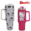 40 Unzen Sanrio Hello Kitty Thermosflasche Anime 304 Edelstahl Reisebecher Isolierflasche Auto Wasserflasche Große Kapazität Tasse