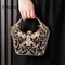 Sacs de soirée en métal ajouré, sacs à main brillants à la mode pour fête Banquet, pochette de luxe pour femmes, sac à bandoulière avec chaîne