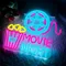 Popcorn Movie Night Paper Box Neon Light, LED Cinema Neon Light, Décoration murale, Movie Time, Home