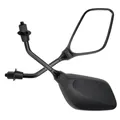 Coppia Specchietti retrovisori per scooter moto Nero 8mm Filettatura Rigth per GY6 50cc 125cc 150cc Cinese ATV QUAD Ciclomotore Scooter Parti
