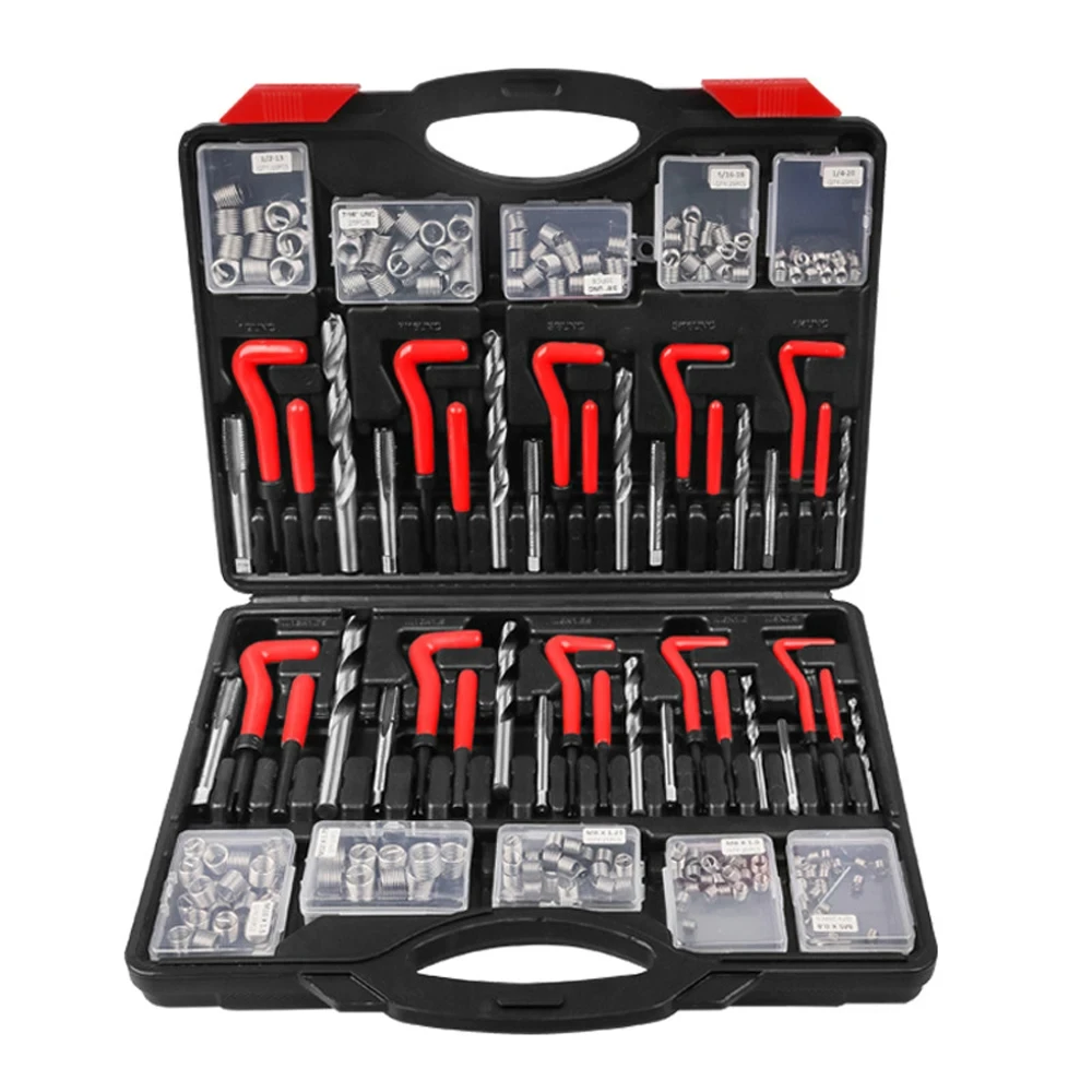 Outil de réparation rapide de filetage d'écrou endommagé, kit d'outils de réparation de tarauds à vis de voiture, outil de réparation de tarauds et d'alésoirs, accessoire automatique