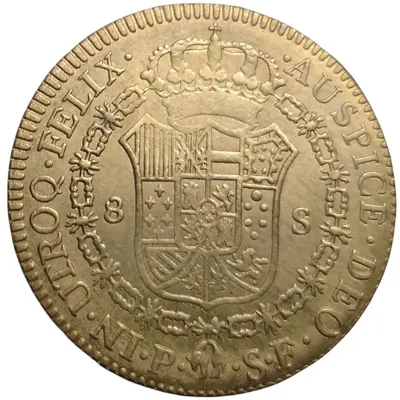 1777 kolumbien 8 Escudos-Carlos III Gold Kopie Münze