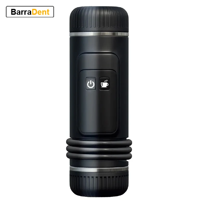 Machine à café à capsules Portable, chauffage entièrement semi-automatique, Mini cafetière expresso pour voiture, extérieur, maison, utilisant 5 tasses, 80ml