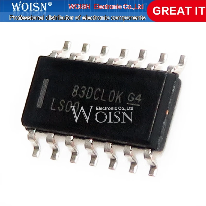 10 Stück Chipsatz sn74ls00dr sn74ls00 74 ls00 sop-14 Image