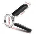 1 paio di clip per collare a molla con morsetto per bilanciere da 25/28/30 mm, kit di sollevamento standard con blocco manubri per pesi da palestra