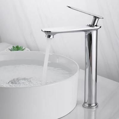 Bathroom Sink Faucet - Classic Electroplated Mount Outside Single Handle One HoleBath Taps