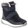 Winterstiefel JACK WOLFSKIN "POLAR WOLF TEXAPORE MID VC K", Damen, Gr. 28, blau (navy, rosa), Synthetik, Textil, sportlich, Schuhe, Snowboots, Winterboots, Winterschuhe, wasserdicht und gefüttert