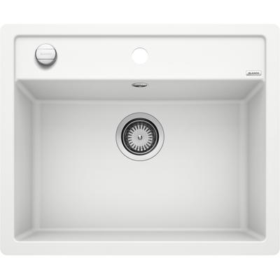 Granitspüle BLANCO "DALAGO 6-F", weiß, B:50cm H:19cm T:61cm, Verbundwerkstoff, Küchenspülen, erhältlich in mehreren Farben