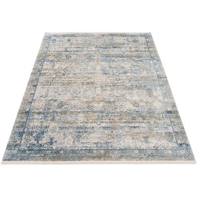 Teppich OCI DIE TEPPICHMARKE "BESTSELLER TADI", grau (grau, blau), B:200cm H:8mm L:250cm, Viskose, Teppiche, Wohnzimmer Image