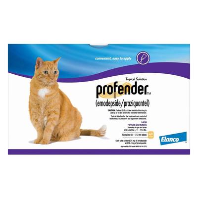 Profender For Large Cats 5 - 8 Kg (11-17.6lbs) 1.12ml 2 Doses