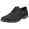 Schnürschuh RIEKER, Herren, Gr. 41, schwarz, Synthetik, Textil, elegant, Schuhe, in Business-Look, Freizeitschuh, Halbschuh, Schnürschuh
