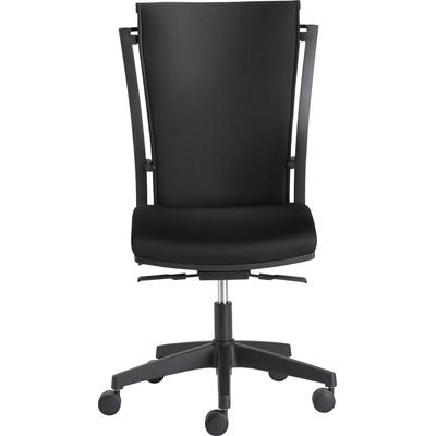 Bürostuhl MAYER SITZMÖBEL, schwarz (schwarz, schwarz), B:65cm H:114cm T:64cm, Stühle, "MyUltimate Flex"