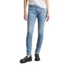 Slim-fit-Jeans MARC O'POLO "aus Organic Cotton Stretch", Damen, Gr. 25, Länge 30, play with blau wash, Obermaterial: 98% Baumwolle, 2% Elasthan; Futter: 65% Polyester, 35% Baumwolle, unifarben, casual, slim fit lang, Jeans