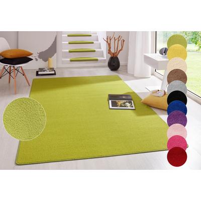 Teppich HANSE HOME "Fancy" Gr. 6, grün, B:200cm H:7mm L:280cm, Kunstfaser, Teppiche, Kurzflor, Läufer, uni, gekettelt, Wohnzimmer, Schlafzimmer, Esszimmer Image