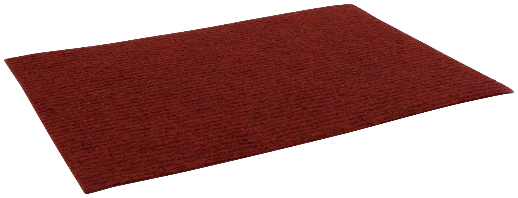 Nadelvliesteppich "MALTA", rot, B:200cm H:2,5mm L:2.000cm, Polypropylen, PRIMAFLOR-IDEEN IN TEXTIL, Teppiche, Uni-Farben, strapazierfähig & pflegeleicht, Kurzflor, Nadelvlies Image