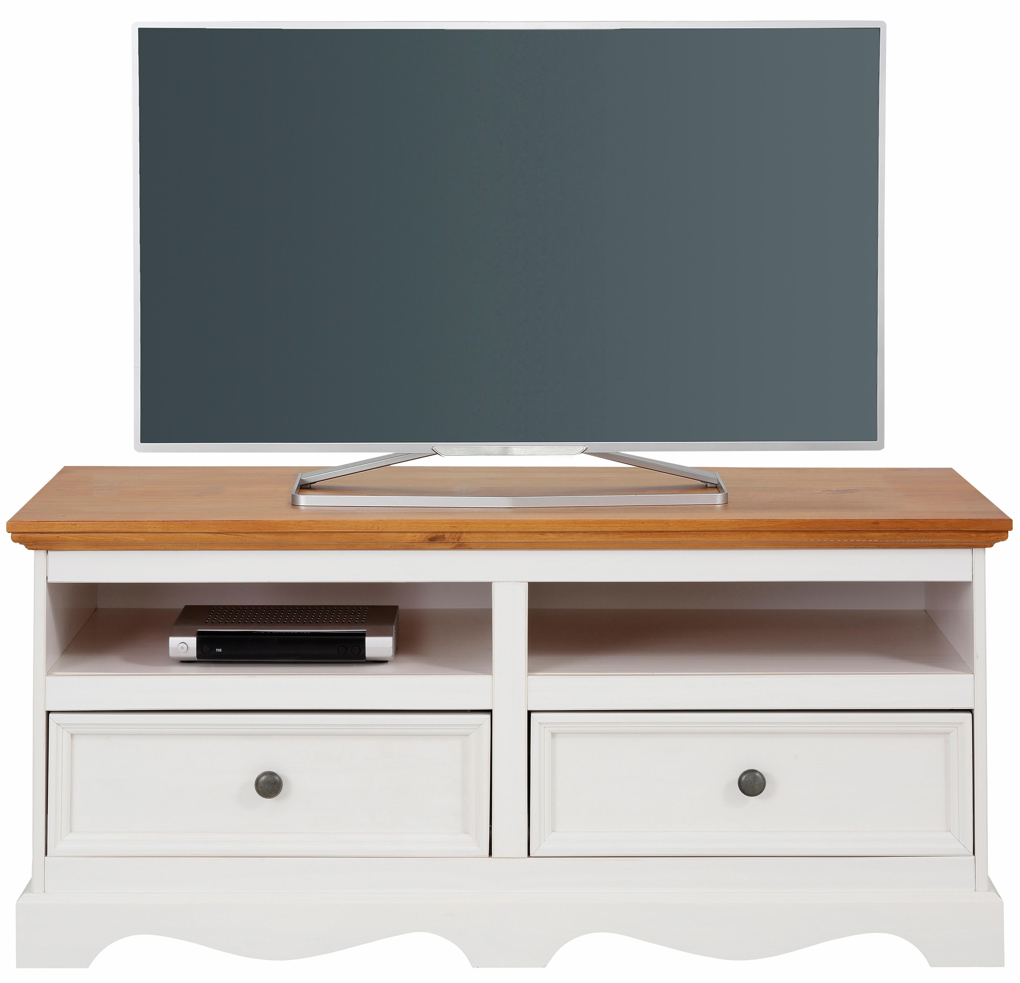 Lowboard OTTO HOME "Melissa", gelb (weiß, honigfarben), B:120cm H:55cm T:50cm, Sideboards, Lowboard, Kommode, Breite 120 cm