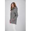 Softshellmantel DEPROC ACTIVE "PEAK BREEZE WOMEN", Damen, Gr. 36/38 (M), grau (hellgrau), 96% Polyester; 4% Elasthan, casual, Langarm mit verstellbarem Klettverschluss, Mäntel, auch in Großen Größen erhältlich