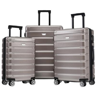 Luggage Set of 3-Expandable/TSA Lock/Spinner Wheels/Telescopic Handle