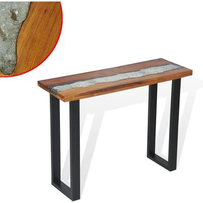 Konsolentisch Teak 100 x 35 x 75 cm Vidaxl