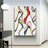 Handmade Modern Abstract Art Colour Composition Mondrian Wall Art Home Decor For Living Room No Frame