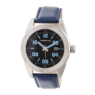 Morphic M63 Series Uhr mit Lederarmband und Datum