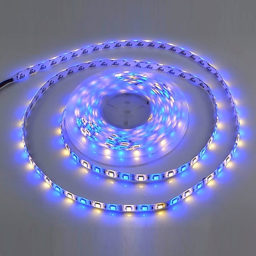 Smart LED Streifenlicht 32,8ft 10m(2x5m) RGBWeiß WIFI APP 300LEDs 5050SMD Arbeiten mit Alexa mit WIFI Fernbedienung Image