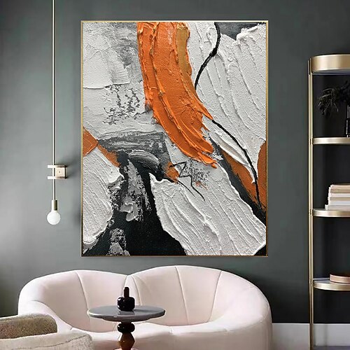 handgefertigte Ölgemälde Leinwand Wandkunst Dekoration moderne abstrakte dicke Öl für Wohnkultur gerollt rahmenlose ungedehnte Malerei Image