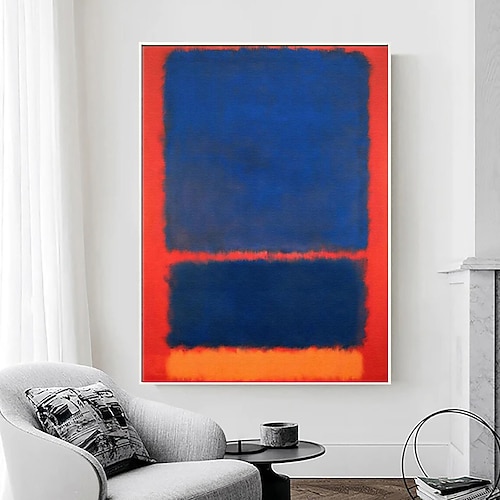 handgefertigte Kopie Mark Rothko Leinwandbilder moderne Gemälde Wohnzimmer Wanddekoration Schlafzimmer Gemälde Küche Leinwand Kunst gespannter Rahmen fertig zum Aufhängen Image