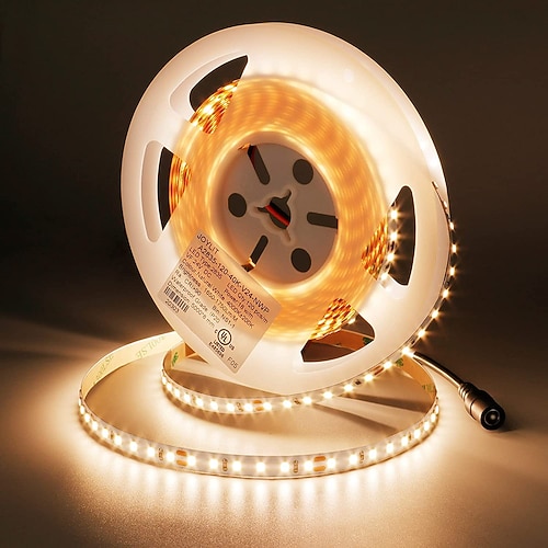 LED-Streifenlicht 10m 32,8 ft 24v High-End-LED-Streifenlichter-Kit mit hoher Dichte 1200 LEDs 2835 smd led 72w cri 80 dc24v led-bandleuchten für kommerzielle beleuchtungsprojekte unter schrankküchen Image