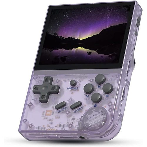 ANBERNIC RG35XX Retro Handheld Spielkonsole Linux-System 3,5 Zoll IPS-Bildschirm tragbarer Pocket-Videoplayer 10000 Spiele Junge Geschenk Weihnachtsgeburtstagsgeschenke für Freunde und